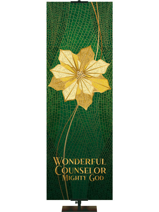 Wonderful Counselor Mighty God Christmas Mosaic