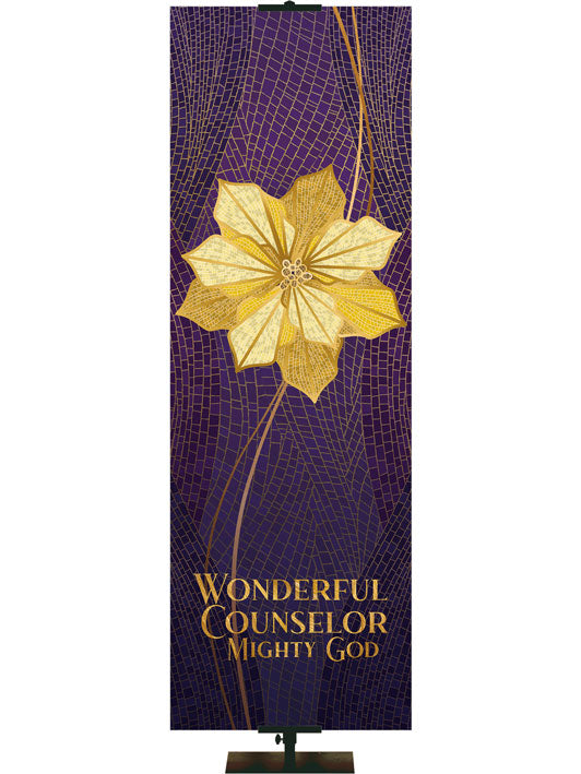Wonderful Counselor Mighty God Christmas Mosaic