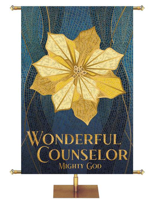 Wonderful Counselor Mighty God Christmas Mosaic