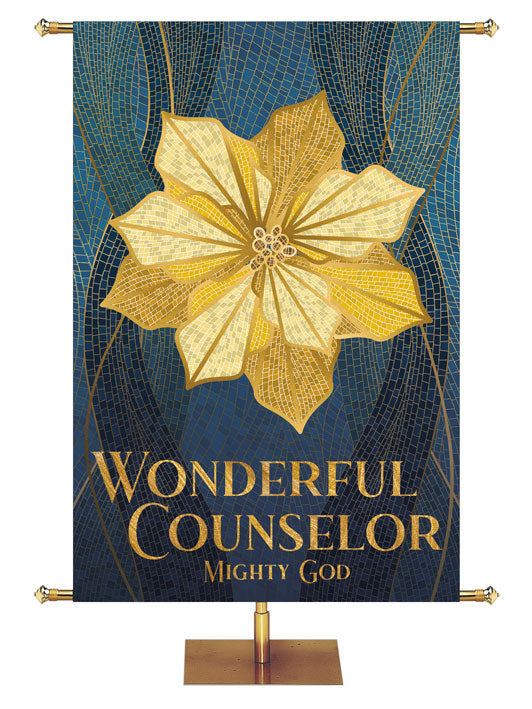 Wonderful Counselor Mighty God Christmas Mosaic