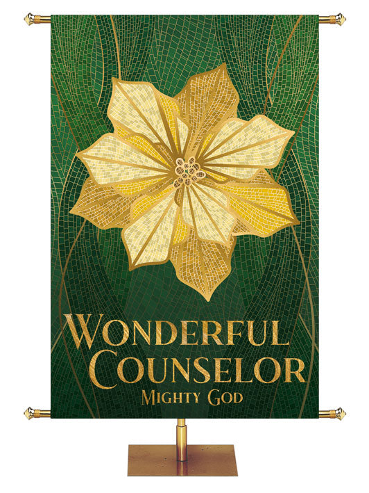Wonderful Counselor Mighty God Christmas Mosaic