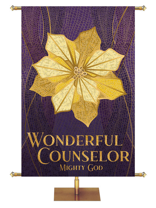 Wonderful Counselor Mighty God Christmas Mosaic