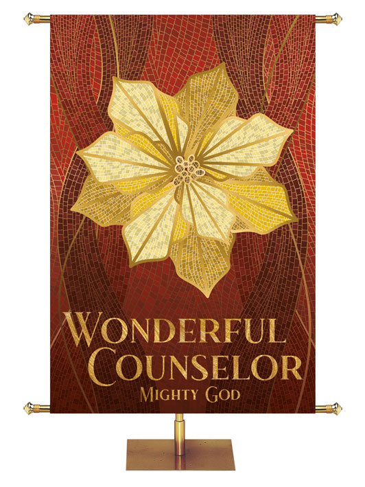 Wonderful Counselor Mighty God Christmas Mosaic