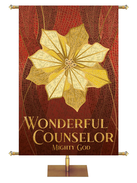Wonderful Counselor Mighty God Christmas Mosaic