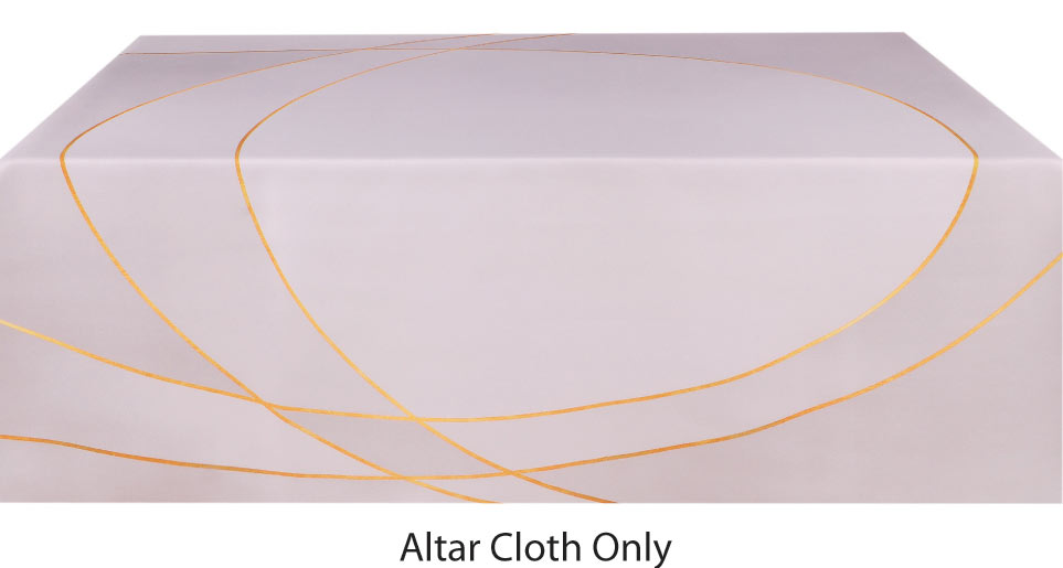  Overstock Liturgical Colors Altar Frontal Cloth (Large, White, Unlined)