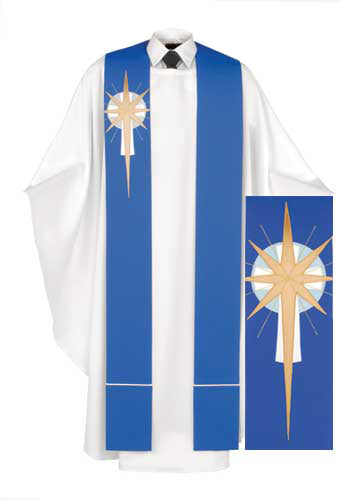 Cross, Orb and Star Stole