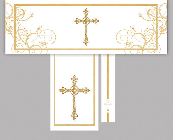 Altar Cloth--Easter Cross-Unlined Set - CBA only -  - PraiseBanners