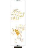 Advent Foil Born To Set Thy People Free - Advent Banners - PraiseBanners