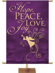 Advent Foil O Come, O Come Emmanuel - Advent Banners - PraiseBanners