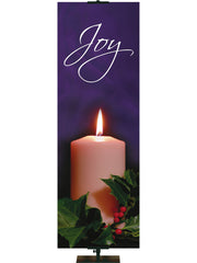 Advent Candle Banner Joy