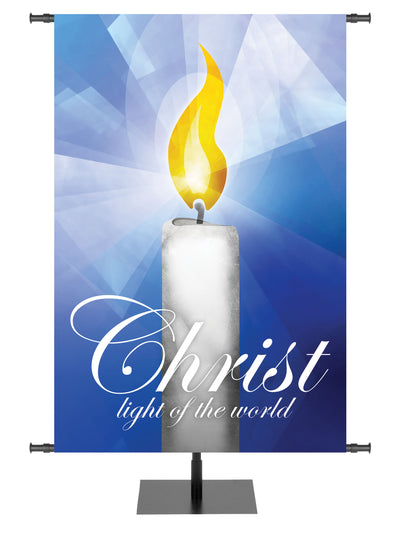 Christ Candle Liturgical Advent Banner