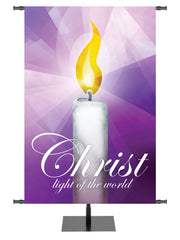 Symbols of the Liturgy Advent Christ Candle - Advent Banners - PraiseBanners