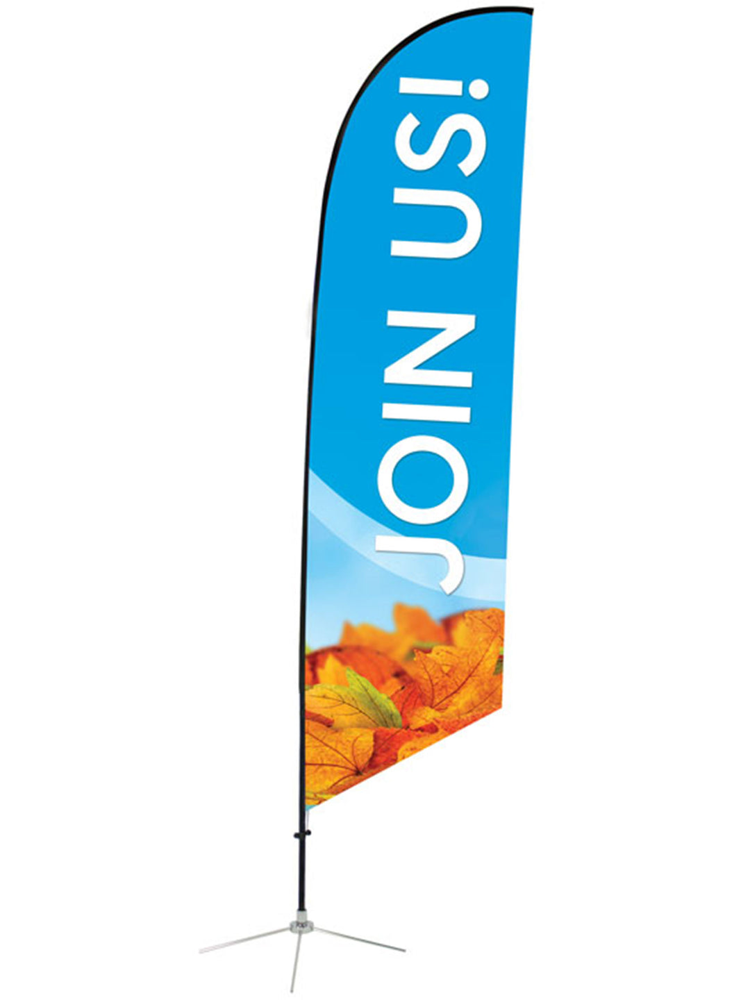 Join Us Angled Welcome Feather Flag - Feather Flags - PraiseBanners