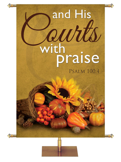 Bountiful Harvest Courts with Praise - Fall- PraiseBanners