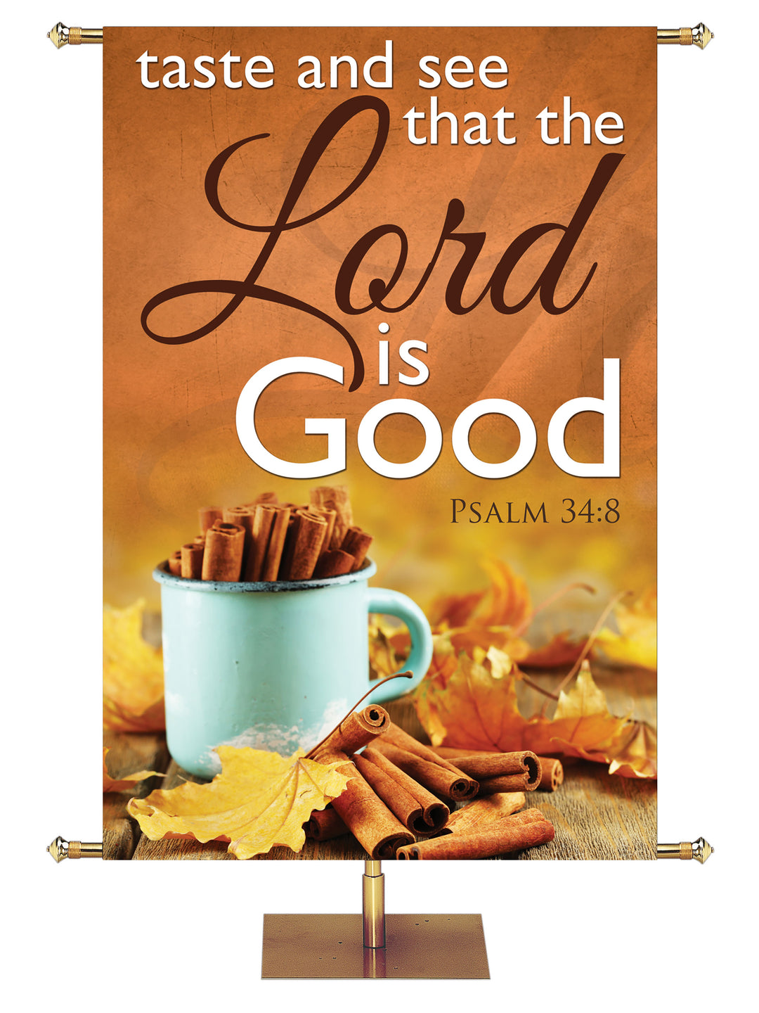 Bountiful Harvest The Lord Is Good - Fall- PraiseBanners