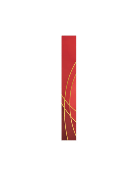 Colors of the Liturgy Bible Book Mark Overstock Parament Lined Red $10