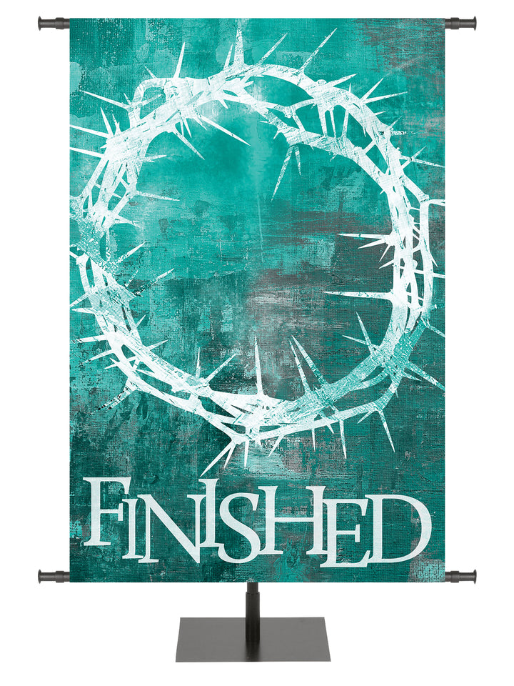 Brush Strokes of Easter Finished - Easter Banners - PraiseBanners