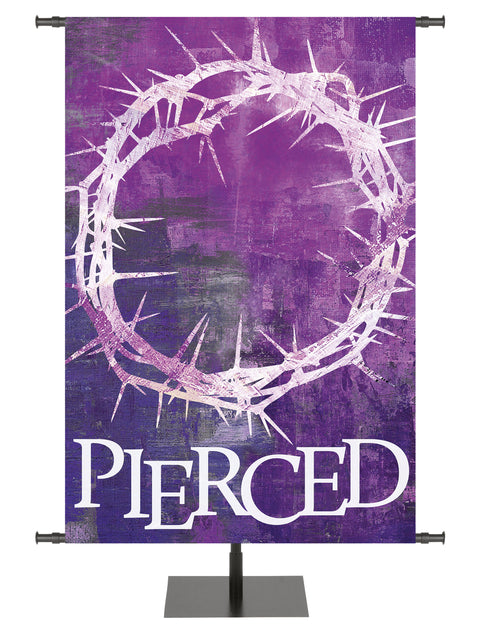 Brush Strokes of Easter Pierced - Easter Banners - PraiseBanners