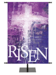 Brush Strokes of Easter Risen - Easter Banners - PraiseBanners