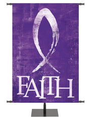 Brush Strokes of Faith Fish and Faith - Year Round Banners - PraiseBanners