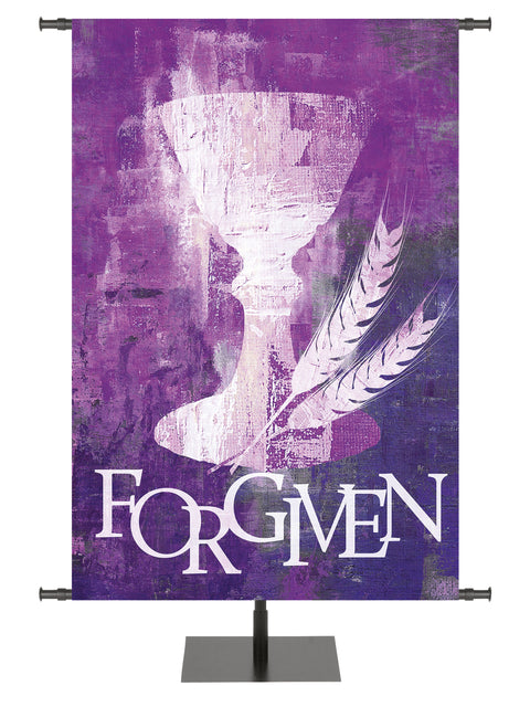 Brush Strokes of Faith Communion and Forgiven - Year Round Banners - PraiseBanners