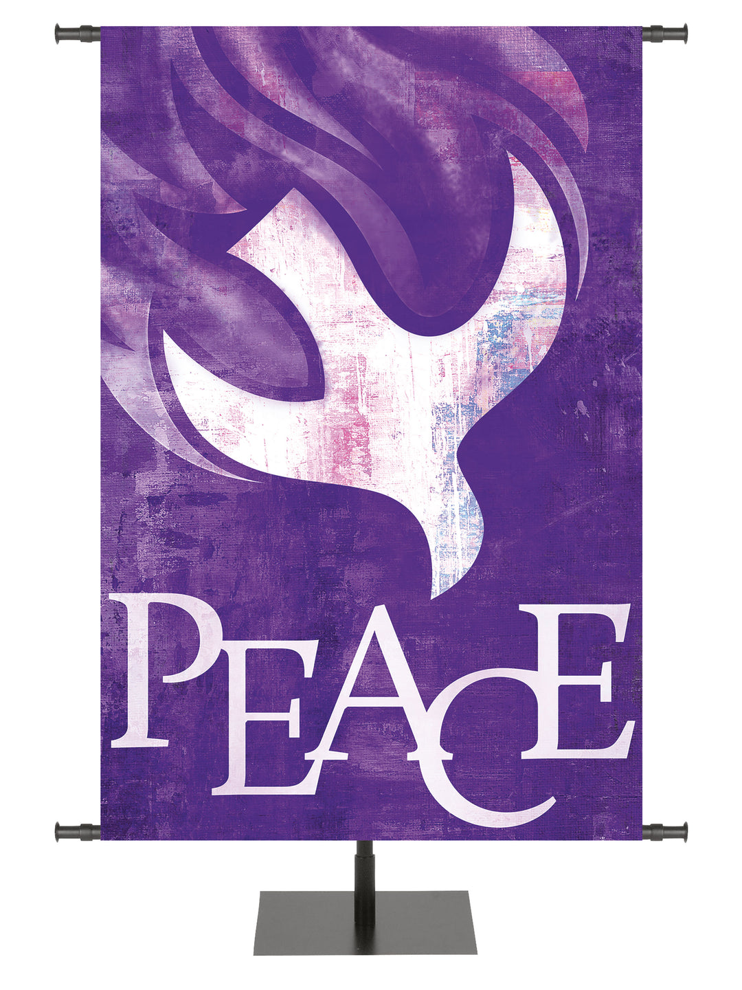 Brush Strokes of Faith Dove - Peace - Year Round Banners - PraiseBanners