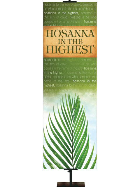 Economical Promise of Easter Hosanna in the Highest - Easter Banners - PraiseBanners