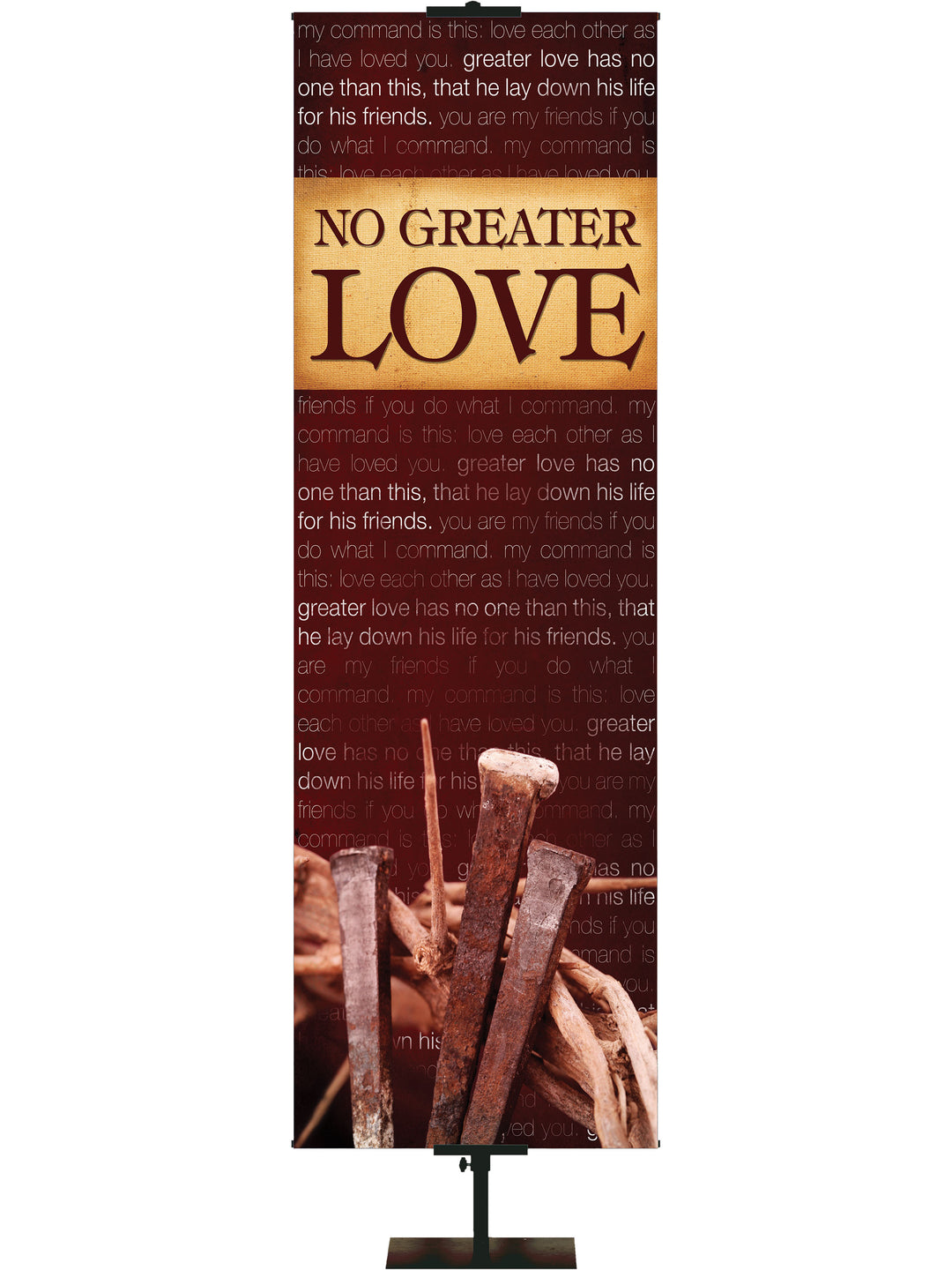 Economical Promise of Easter No Greater Love - Easter Banners - PraiseBanners