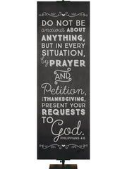 Chalkboard Do Not Be Anxious - Year Round Banners - PraiseBanners