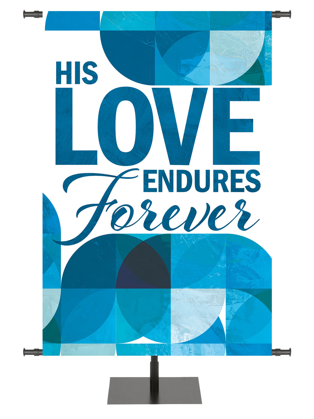 Circle of His Truth His Love Endures Forever - Year Round Banners - PraiseBanners