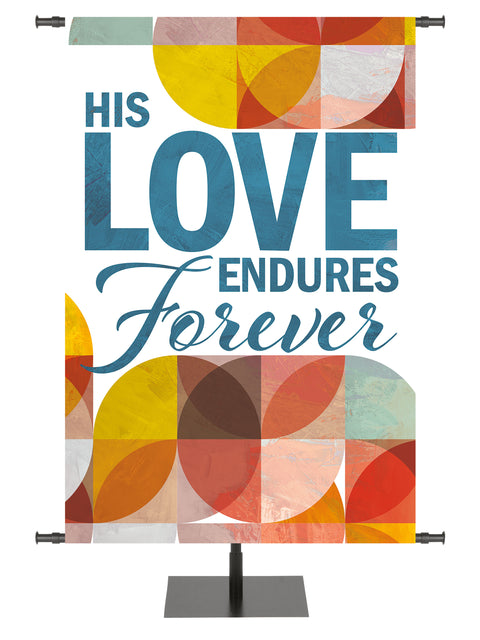 Circle of His Truth His Love Endures Forever - Year Round Banners - PraiseBanners