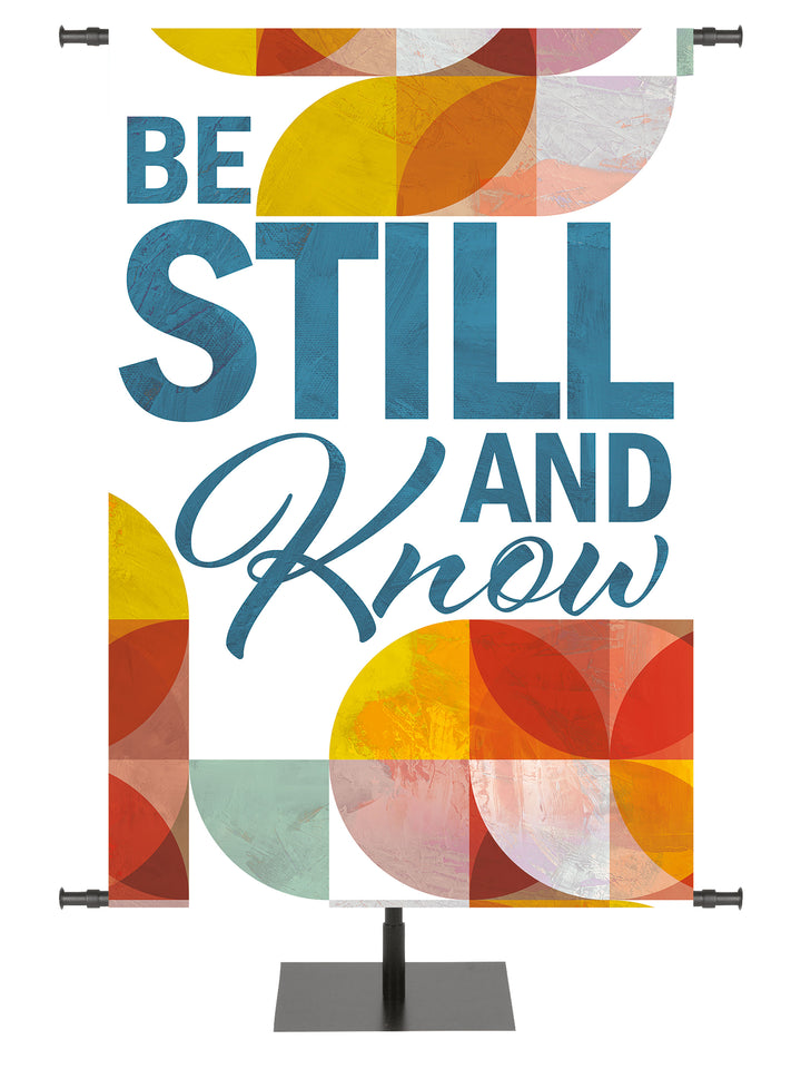 Circle of His Truth Be Still And Know - Year Round Banners - PraiseBanners