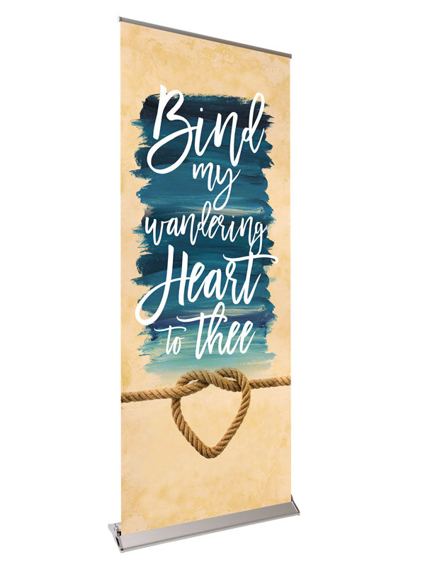 Retractable Banner with Stand Celebration in Song Bind My Wandering Heart