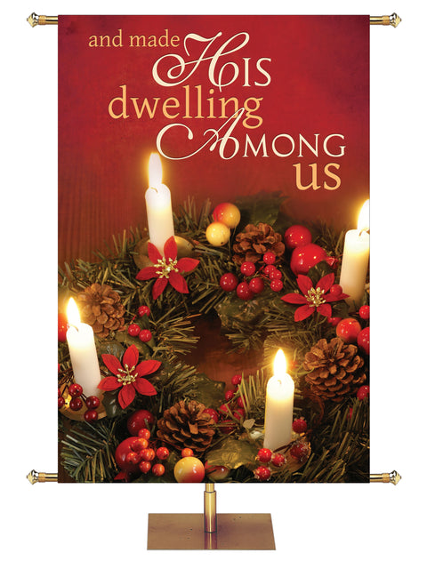 Colors of Christmas His Dwelling Among Us - Christmas Banners - PraiseBanners