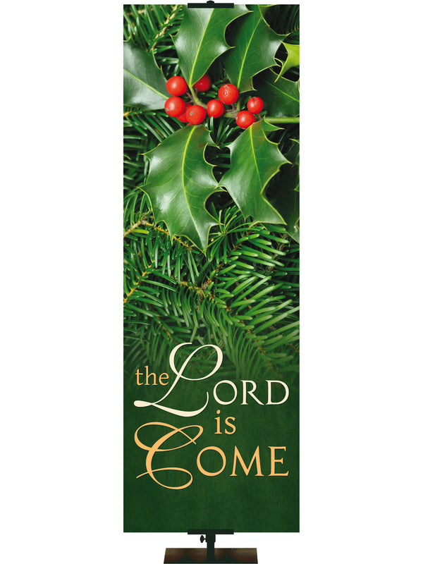 The Lord is Come Colors of Christmas Banner