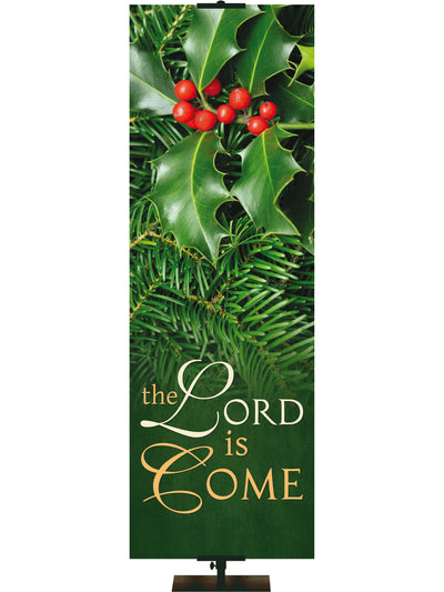 Colors of Christmas The Lord is Come - Christmas Banners - PraiseBanners