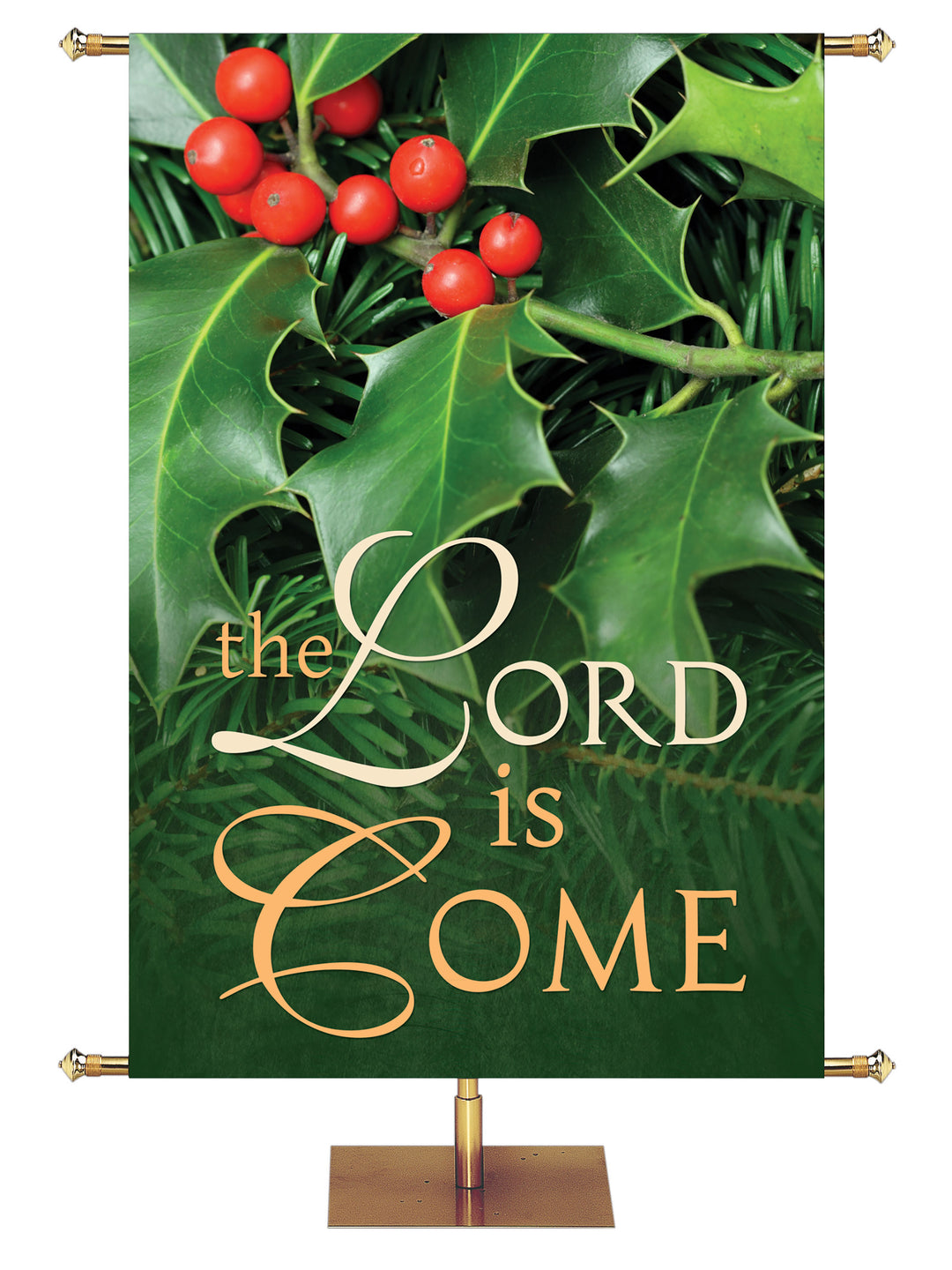 Colors of Christmas The Lord is Come - Christmas Banners - PraiseBanners