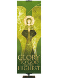 Glory To God Christmas Liturgical Banner