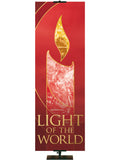 Light Of The World Christmas Liturgical Banner