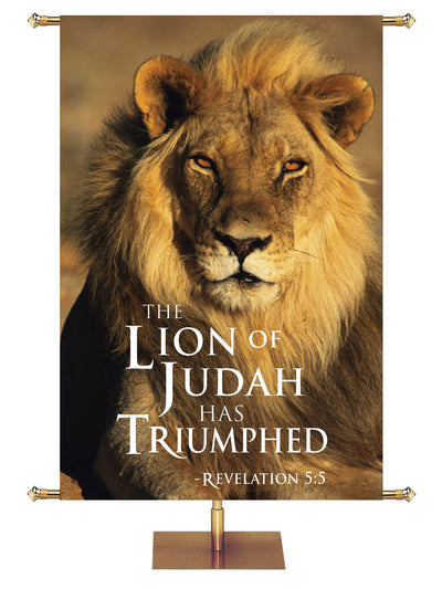 Lion of Judah Creation Church Banner