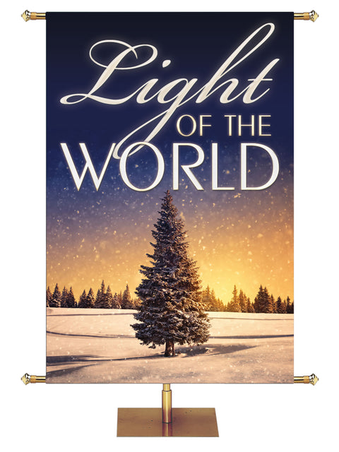 Christmas Creation Light of the World - Christmas Banners - PraiseBanners
