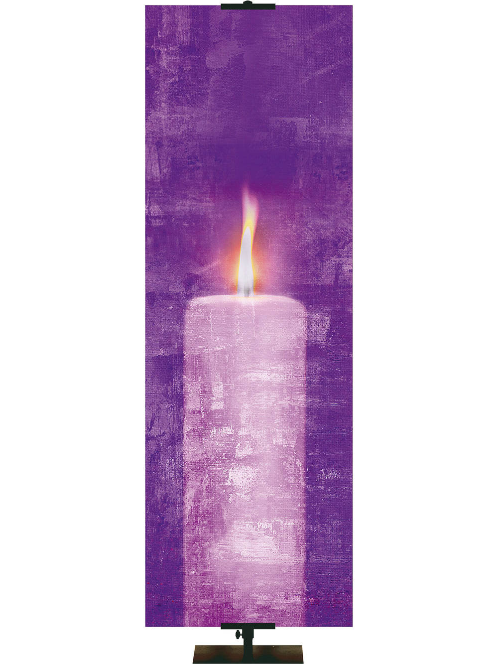 Custom Advent Artistry Candle Banner in 5 Color Options - Custom Advent Banners - PraiseBanners