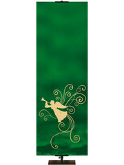 Custom Advent Foil Angel Banner-Right - Custom Advent Banners - PraiseBanners