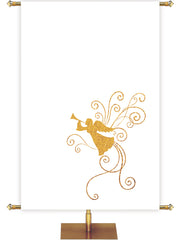 Custom Advent Foil Angel Banner-Right - Custom Advent Banners - PraiseBanners