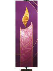 Custom Liturgical Advent Candle in 4 Color Options - Custom Advent Banners - PraiseBanners