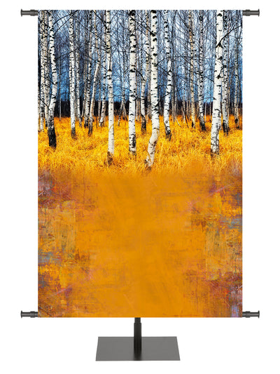 Arbors of Autumn Custom Banner Design 1 - Custom Fall Banners - PraiseBanners