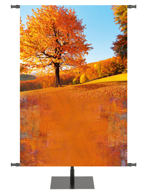 Arbors of Autumn Custom Banner Design 4 - Custom Fall Banners - PraiseBanners