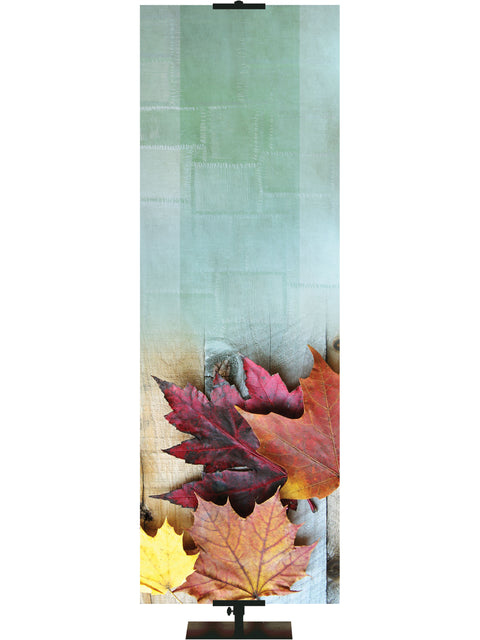 Custom Banner Autumn Adorations Love Endures - Custom Fall Banners - PraiseBanners