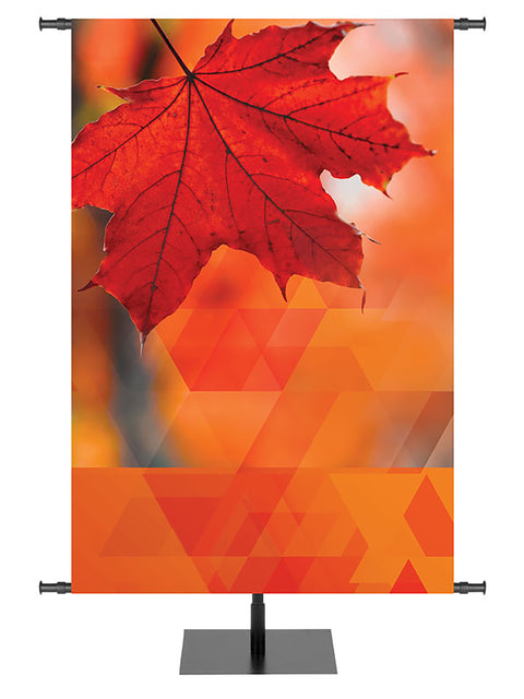 Custom Banner Autumn Prisms The Harvest is Plentiful - Custom Fall Banners - PraiseBanners