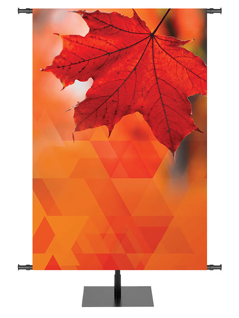 Custom Banner Autumn Prisms Sing Praises to the Lord - Custom Fall Banners - PraiseBanners